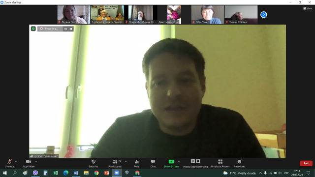 Гостьова зустріч з експертами соціального проєкту USAID «Заради життя» представництва Міжнародної організації РАТН в Україні (29.09.21)